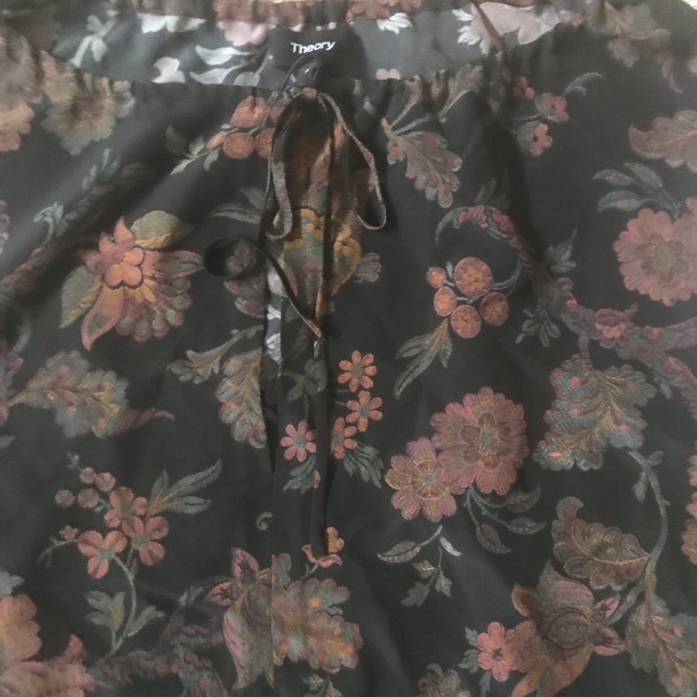 Theory Theory Alamay Morris Silk Blouse - Picture 6 of 7